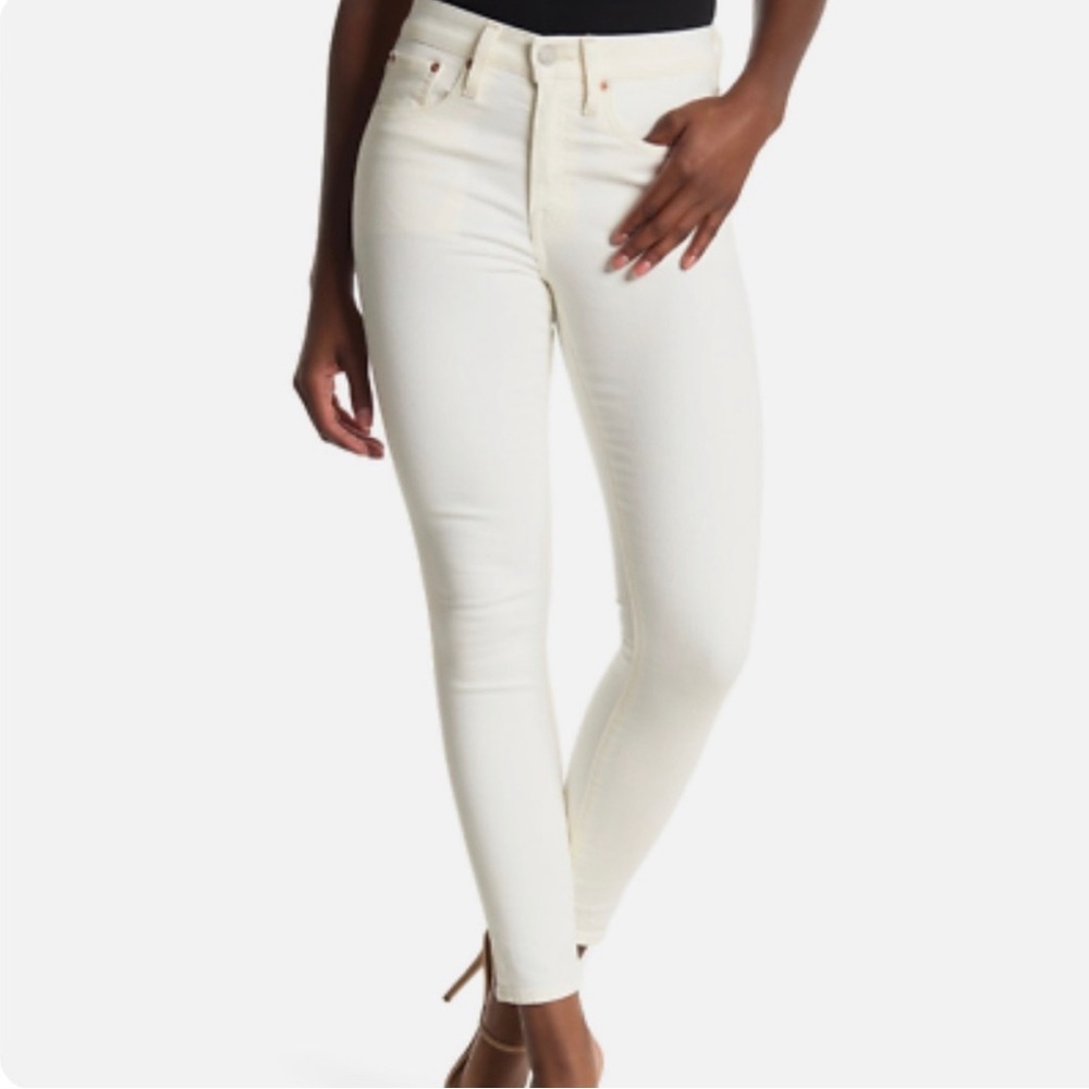 New Frye Veronica Winter White Cropped Skinny Jeans 25